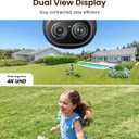 REOLINK TrackFlex Floodlight WiFi, 4K Dual-Lens Floodlight Camera, 3000 Lumens, 360° PTZ 6X Hybrid Zoom, Auto-Tracking, Privacy Focused Local AI Video Search & Storage, Dual-Band Wi-Fi 6, AC Hardwired