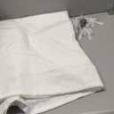 Extra Wide Pinch Pleat Curtains 84 Inches Long for Patio Sliding Glass Door Ivory Linen 60 Inch Wide Curtain Memory Trained Pleated Drapes with Hooks Rings Semi Sheer 60x84 Curtain for Large Window (Beige White)