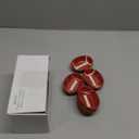 FoldTier 6 Pack Football Bowls Ceramic Football Shaped Dip Bowl 3.15 Inch Small Serving Tray Appetizer Serving Dishes for Tailgate Dinner Sport Event Chip and Dip Sports Game Birthday Party Decoration