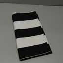 Table Runner Black and White Striped Pattern for Anniversary Runner Dinner Party Supplies Birthday Party Wedding Winter New Years Decorations 12x72 Inches