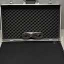 STRICH Guitar Pedal Case STANDARD 22, 22.44" x 12.99" x 4.33" Large Aluminum Locking Effect Pedal Case with Mounting Tape, Compatible with Single Pedals & Multi-Effects