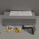 WOPITUES Wood Floating Shelves Set of 6, Shelves for Wall Decor, Farmhouse Shelf for Bedroom, Bathroom Storage Shelves, Book Shelves for Living RoomGrey