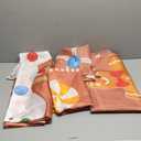 VitalCozy 4 Pcs Christmas Gingerbread Door Decoration Xmas Gingerbread House Candy Door Covers Backdrop Christmas Hanging Banner Porch Sign for Holiday Classroom Office Home Party Decor(Brown)