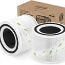 Core 300 Replacement Filter Compatible with LEVOIT Core 300 and Core 300S Air Purifier, 3-in-1 H13 True HEPA and Activated Carbon Replacement Filter, Core 300-RF, 2 Pack, White