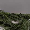 Christmas Garland 9 Ft Realistic Cedar Cypress Pine Greenery Garland Faux Christmas Garland Decorations for Mantle, Fireplace, Table, Stairs, Doors, Porch, Indoor Outdoor Christmas Decorations