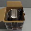 Milk Frother, 6-in-1 Electric Milk Frother and Steamer, 16.9oz/500ml Automatic Warm and Cold Foam Maker and Milk Warmer for Latte,Coffee,Cappuccinos,Macchiato(Stainless Steel)