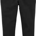 Carter's Girls' Pull-On French Terry Joggers (2T, Black)