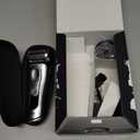 Braun Electric Razor for Men Pop-Up Precision Beard Trimmer, Rechargeable, Wet & Dry Foil Shaver with Travel Case, Silver, 5 Piece Set