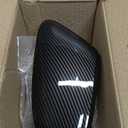 Rearview Mirror Cover Cap Compatible with VW Beetle 2012-2019, Jetta MK6 2011-2018Only for US Model with Turn Signal, Pair Side Door Mirror Housing Trim (Carbon Fiber)