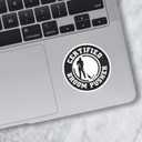 2 x 314PI (3pcs) Broom Pusher Certified Sticker, Hard Hat Sticker, Helmet Sticker, Water Assitant for Laptop, Phone, Kindle Sticker, Contruction Stickers, Lineman Stickers, Hard Hat Stickers (Size 2")