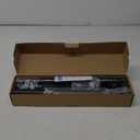 Closet Rods for Hanging Clothes, 17 to 84 Inches Stepless Adjustable Metal Closet Rod, 1.3 Inches Heavy Duty Clothes Hanging Rod for Closet Wardrobes Laundry RV, Black