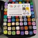 Zmcik 80 Colors Alcohol Markers Art Markers for Kids and Adult Drawing Marker Dual Tip Coloring Painting Perfect for Boys Girls Students Gift