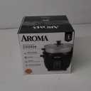 Aroma Housewares ARC-363-1NGB 3 Uncooked/6 Cups Cooked Rice Cooker, Steamer, Multicooker, 2-6 cups, Black