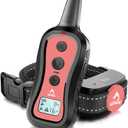 PATPET Dog Training Collar Dog Shock Collar with Remote - 3 Training Modes, Beep, Vibration and Shock, Up to 1000 ft Remote Range, Rainproof for Small Medium Large Dogs (Pink)