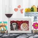 RomanticBaking 100 Pack White 7 x 4 3/8 x 1 1/2inches Cookies Boxes with Window Christmas Bakery Packaging for Macaron Treat Boxes Chocolate Truffle