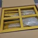 Wokceer 10x10 FT Backdrop Stand Heavy Duty Pipe and Drape Kit, Adjustable Gold Backdrop Stand for Wedding Birthday Party Photography Photo Booth Background Christmas Decoration