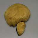 Short Blonde Wig for Kids Child Golden Blonde Wig with Bun for Girls Synthetic Wig with Wig Cap