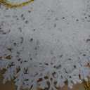 36 Pack Champagne Snowflake Ornaments Plastic Glitter Snow Flakes Ornaments for Winter Christmas Tree Decorations Size Varies Craft Snowflakes