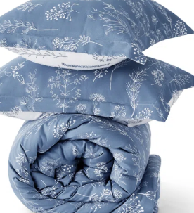 Bedsure Twin/Twin XL Comforter Set - Infinity Blue Comforter, Cute Floral Bedding Comforter Sets, Gifts for Woman, 2 Pieces, 1 Soft Reversible Botanical Flowers Comforter and 1 Pillow Sham
Queen size