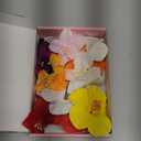 10 Pcs Hawaiian Flower Hair Clips for Women, Plumeria Hibiscus Hair Clips, Artificial Flower Clips 3.5 Inch Hair Accessories for Vacation Party Beach Seaside