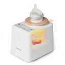 Waterless Baby Bottle Shaker and Warmer, Fast Heating & Automatic Mixing for Formula, Adjustable Temperature, Quiet, Easy to Clean, Fits All Bottles