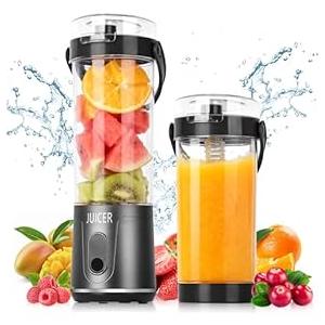 Juice Extractor - Juice Maker Machine Vegetable Juicer - Portable Blender with Digital Display Large Capacity Kitchen Gadgets for Orange Citrus Lime Lemon Travel Picnic