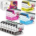 18-Pack LC203 Ink Cartridges, High Yield Replacement for Brother LC203XL LC203BK LC201 Cartridge Work for MFC-J480DW MFC-J485DW MFC-J4620 MFC-J4420DW Printer (6BK,4C,4M,4Y)