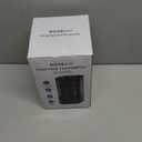 Humidifiers for Bedroom (1.1L), Small Cool Mist Humidifier for Home Plant and Baby Nursery, Quiet Ultrasonic Humidifier with 360 Nozzle, Auto Shut-Off, Filterless, Black