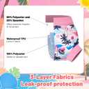 MooMoo Baby Swim Diapers 3 Pcs Waterproof Reusable Swimming Diapers for Baby Boys and Girls Swim Lesson 3T