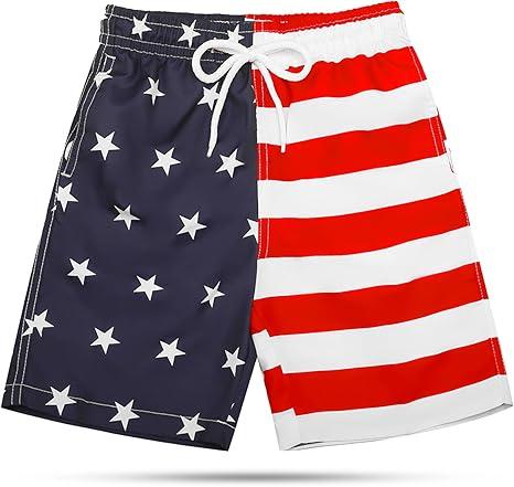 KAILUA SURF Boys' Swim Trunks Quick Dry Board Shorts with Mesh Liner E1 10-12Year