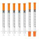 1ml 31G 5/16" (8mm) Syringes, Disposable Individually Package (100pcs)