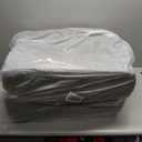 ENITYA Toddler Travel Bed  Portable Foldable Soft Foam Floor Bed for Kids 14yr, No Assembly, Washable Cover, Built-in Safety Rails, Compact for Travel & Home Use, Grey (55*25*7in)