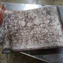 Loloi Amber Lewis Josie Collection JOS-02 Earth/Natural 5'-0" x 7'-6", 13" Pile Height, Low Profile, Machine Washable, Accent Rug