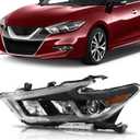 Headlight w/LED DRL Compatible with 2016 2017 2018 Nissan Maxima S/SL/SV Replacement Headlamp Assembly Left Driver Side