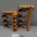 Evermagin 29" Coat Rack Wall Mount with Shelf, 4 in 1 Wall Mounted Coat and Key Hanger with 11 Hooks, Entryway Key Holder with Mail Holder for Living Room, Bedroom (Brown)