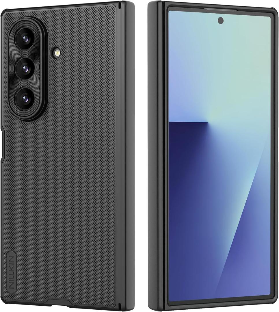 Nillkin for Samsung Galaxy Z Fold 7 Case with Hinge Protection, Frosted Matte Texture [Not Magnetic] Slim Fit Protective Phone Case for Galaxy Z Fold 7 Black