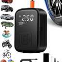Tire Inflator Portable Air Compressor for Car, 150 PSI Cordless Mini Bike Tire Pump, Air Pump for Auto, Motorcycle, Bicycle, Balls with Pressure Gauge LED Light