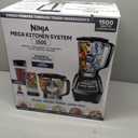 Ninja Kitchen System | All-in-One Food Processor & Blender for Smoothies | Includes Pitcher, (2) 16 oz. To-Go Cups & 8-Cup Bowl | Makes Salsa, Dough, Shakes, & Frozen Drinks | 1500W | Black | BL770