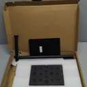 KES Freestanding Toilet Paper Holder with Reserve for Bathroom with Weighted Base, Modern Tissue Roll Holder Stand 29" H, SUS304 Stainless Steel Rustproof Matte Black, BPH286S1B-BK