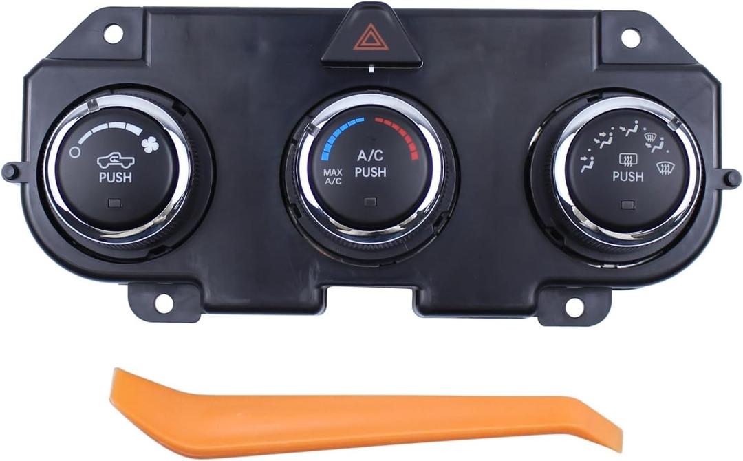 MOTOKU AC Heater Climate Control Unit w/Rear Heat Defrost for Ram 1500 2013 2500 3500 4500 5500 2013-2018 Air Conditioning Temperature Controls Panel Module