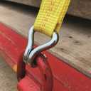 SmartStraps 27-Foot Premium Ratchet Straps, Yellow (1pk)  10,000 lbs Break Strength, 3,333 lbs Safe Work Load - Commercial Tie-Downs Designed for Heavy-Duty Transport - Safely Haul Large Equipment, Tractors, Vehicles and More