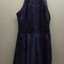 Dressystar Women's Short Halter Cocktail Party Dress Lace Tulle Homecoming Prom Gown,XL