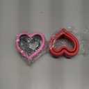 Heart Cookie Cutter Set, 8 Pieces Valentines Day Heart Cookie Cutter, Sandwich Cutter and Sealer for Kids, Heart Shaped Cookie Cutter for Sandwiches, Pastries, Fruit and Cakes