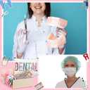 Skylety 5 Pcs Christmas Dental Assistant Gifts Women Dentist Gift 16oz Cup Socks Cosmetic Bag Badge Holder Dental Hygienist Appreciation Gift Box for Dentals Assistant Accessories Birthday Graduation