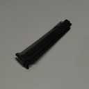 5pcs Black PCI Slot Cover Dust Filter Blanking Plate Hard Steel with Screw