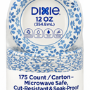 Dixie 827247 Longwood Gardens Heavyweight Bowls 12oz Floral 175/Carton