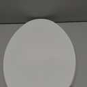 BEMIS 175 Commercial Open Front Plastic Toilet Seat, Heavy Duty Industrial Seat with Lid, Elongated, White