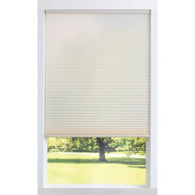 allen + roth 69-in x 48-in Alabaster Light Filtering Cordless Cellular Shade
