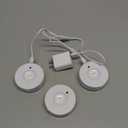 Yuewilai LED Closet Lights Wireless Puck Light, Color Changing Under Cabinet Light with Dimmer and Timer, USB Rechargeable Puck Lights Magnet Stick On Lights for Kitchen Cabinets Closets (3 Pack)