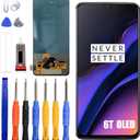 AMOLED Display [with Fingerprint Function] Compatible with Oneplus 6T [6.41 inch] A6010, A6013 Screen Touch Digitizer Assembly LCD Display with Repair kit